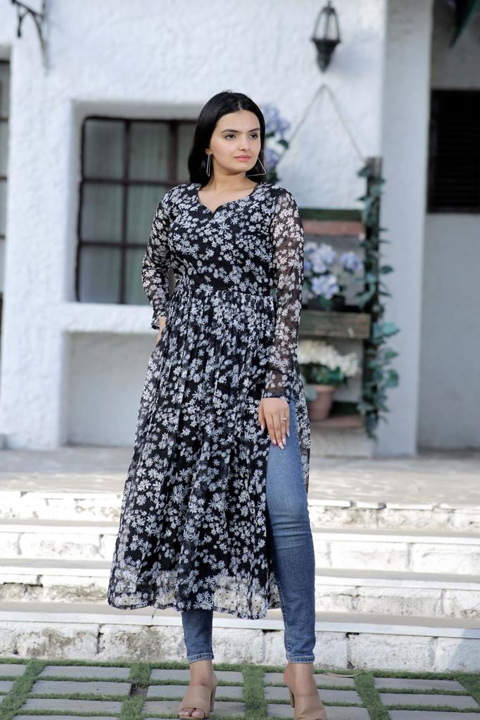 KA 1039 Digital Printed Designer Kurtis Catalog